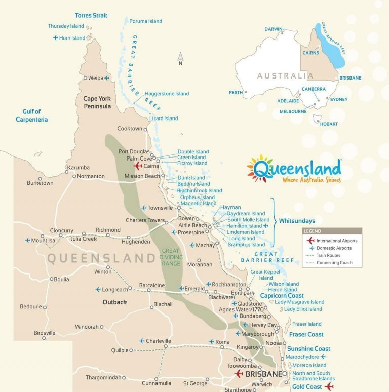 Backpacking Queensland Map 768x774 